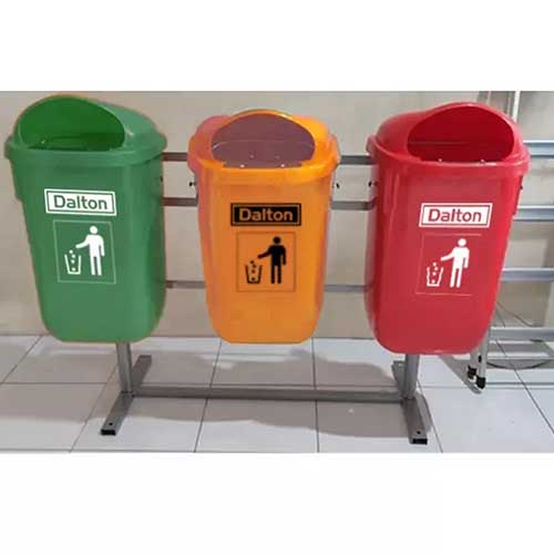 50 Liter Tempat sampah pilah 3 tong - Gambar 4