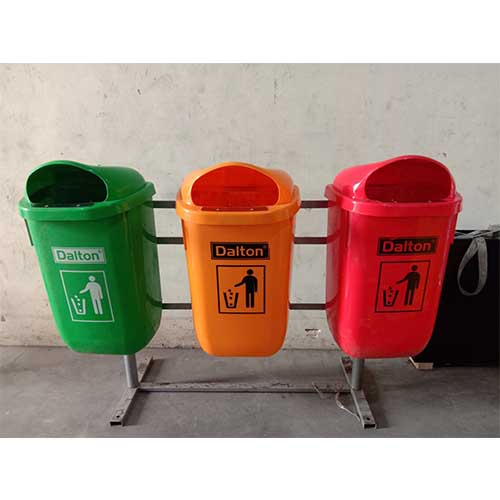 50 Liter Tempat sampah pilah 3 tong - Gambar 2