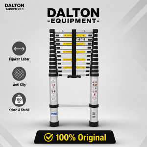 Tangga Telescopic 5,1 Meter DALTON ML-1007L | Tangga Aluminium EN-131