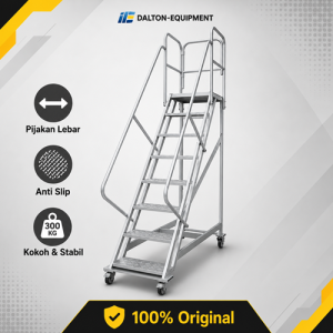 Tangga dorong Rolling Ladders Mobile stairs 1.5 meter