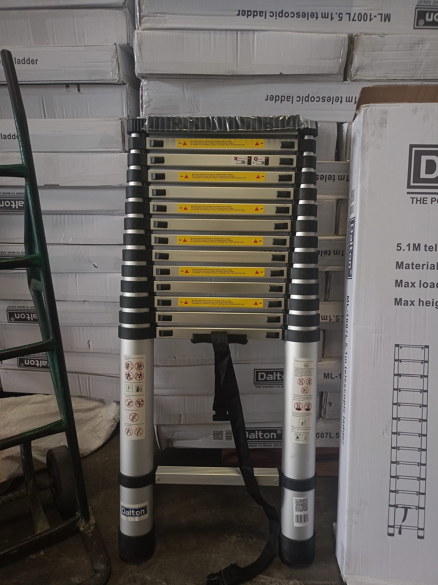 Supplier Tangga Single Teleskopik 5.1 meter Dalton ML 1007L - Gambar 2