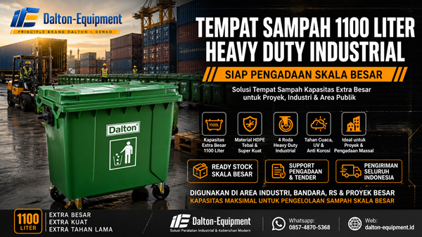 Tempat Sampah 1100 Liter