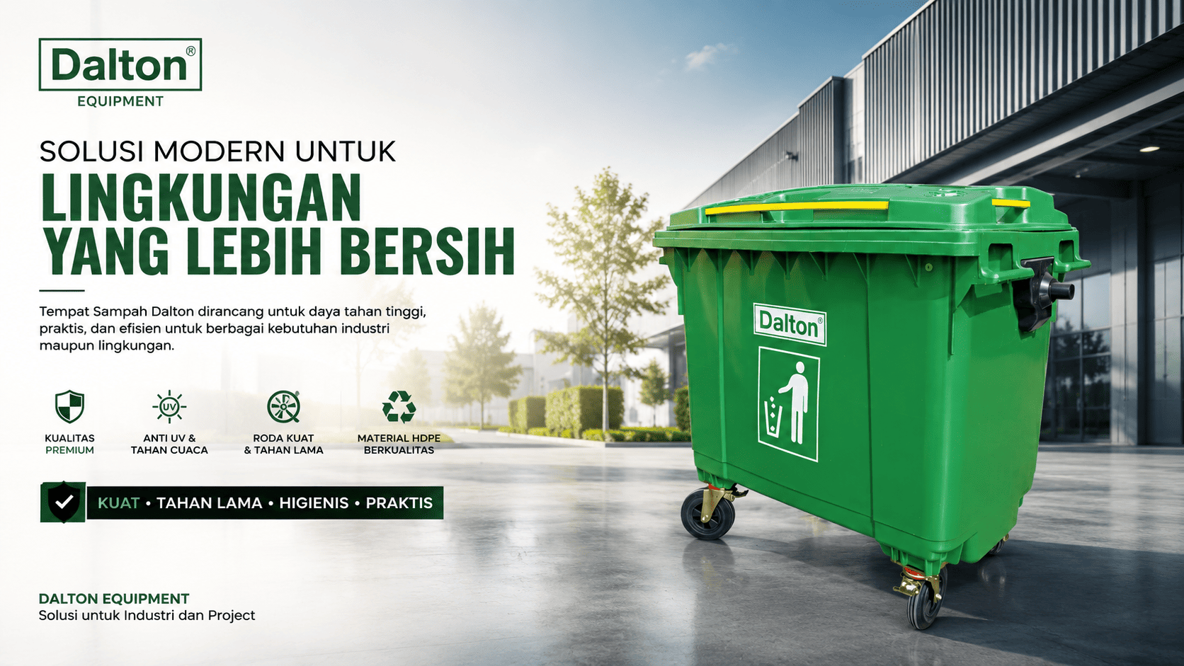 Distributor Tempat Sampah Dalton Resmi (Langsung dari Principle)