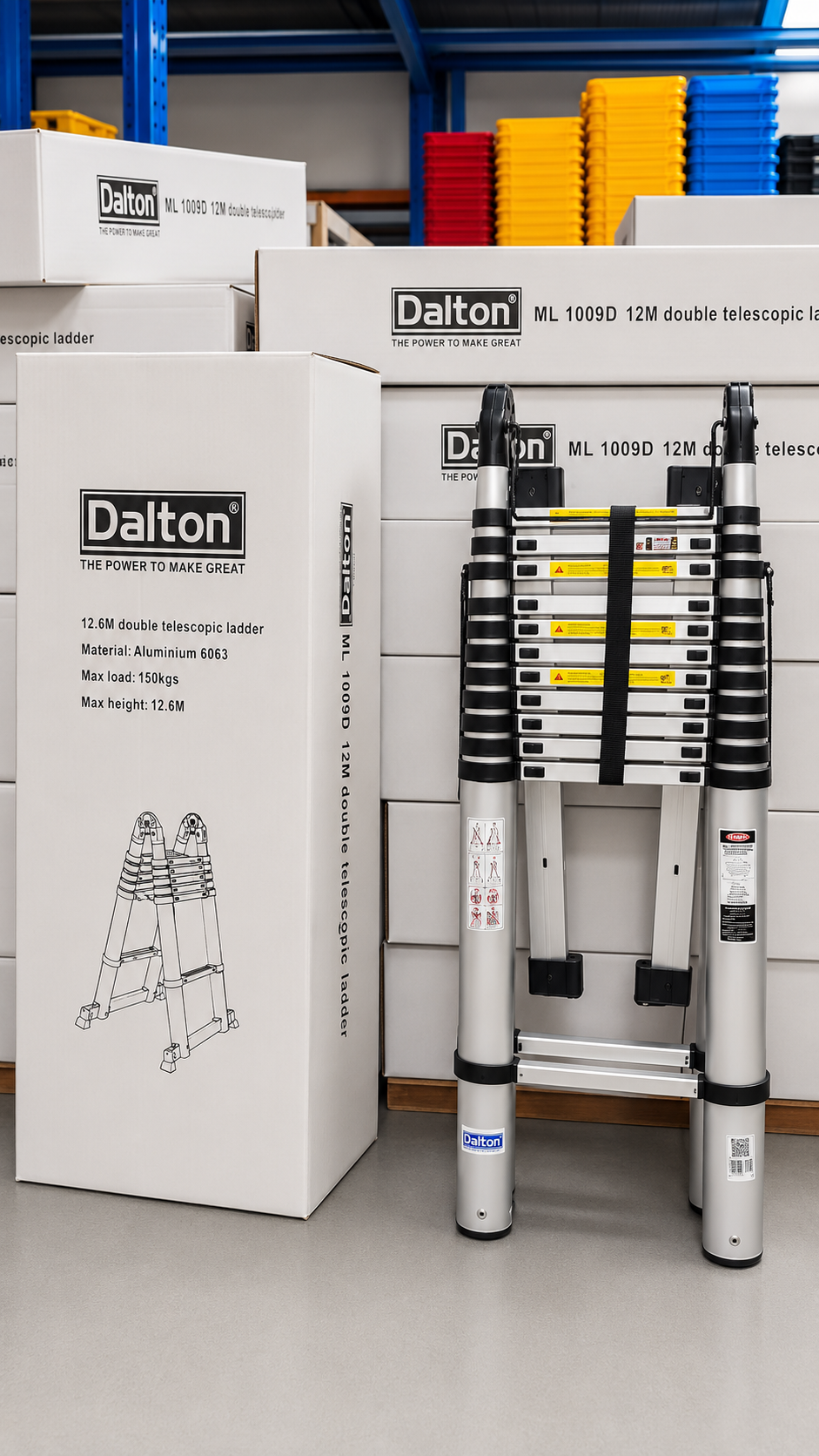 JUAL Tangga Double Teleskopik 12 Meter
