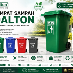 Tempat Sampah 240 Liter Roda Dalton