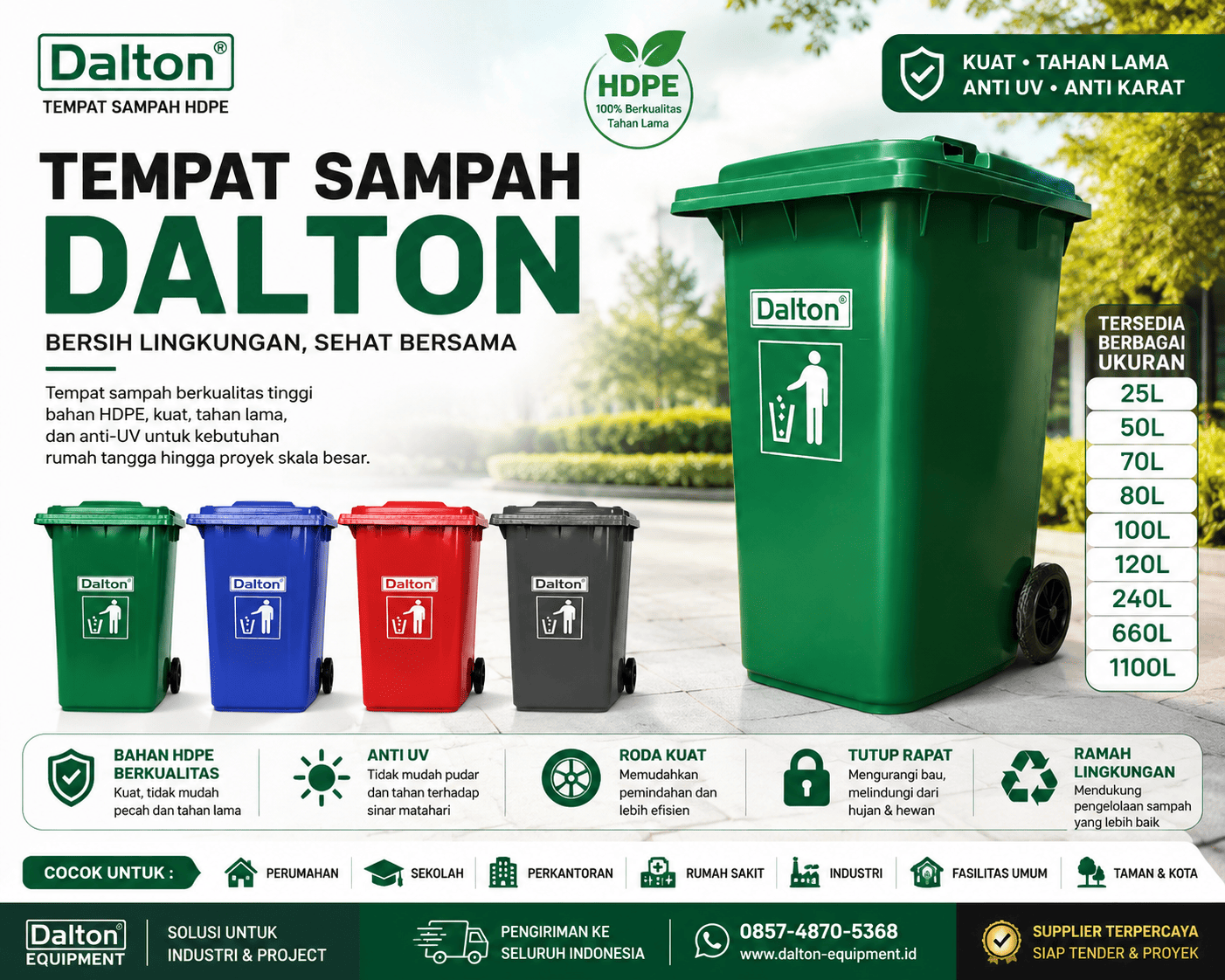 TEMPAT SAMPAH DALTON