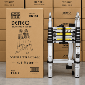 Tangga Double Teleskopik 4.4 Meter Merk Denko Pengadaan Proyek